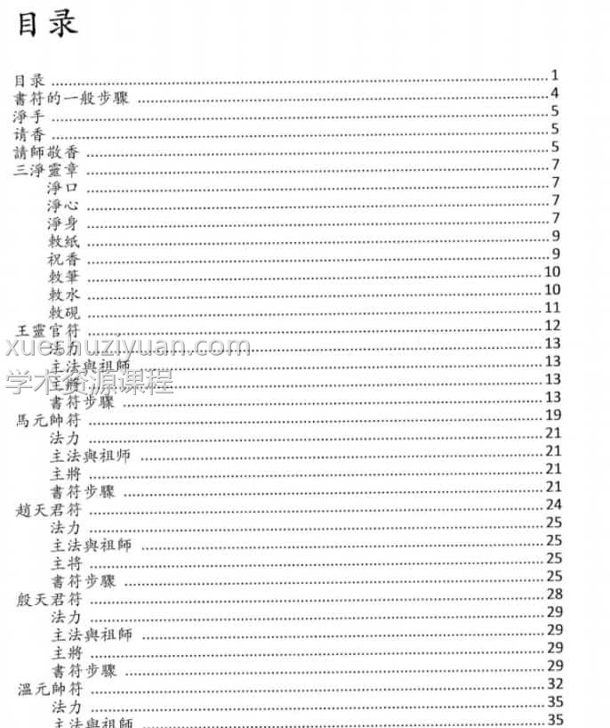 正一天师符篆汇集.pdf 非常详细的天师符法 电子版插图1