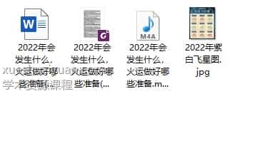 2022年运与火运预测 阿里云盘 百度盘插图