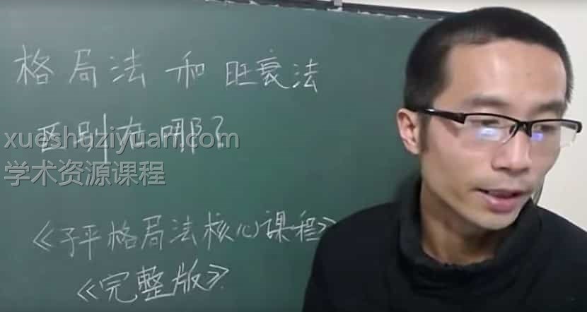 刘方舟子平格局法核心课程13讲200余集视频 百度云下载插图