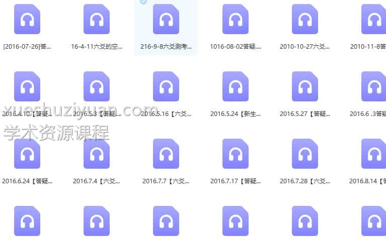 2016沙漠绿洲六爻专业课程录音166集插图