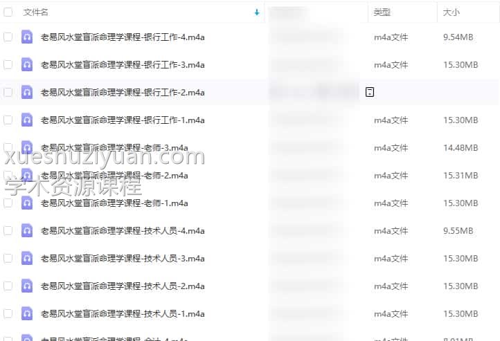 老易盲派职业专题课程录音31集插图
