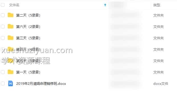 杨清娟2019年2月盲派命理深圳精修班录音26集+笔记1份插图