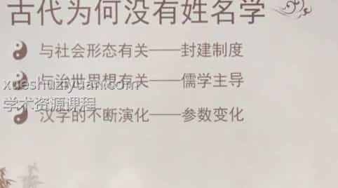 彭心融-取名的艺术 彭心融 姓名学取名的艺术视频12集插图