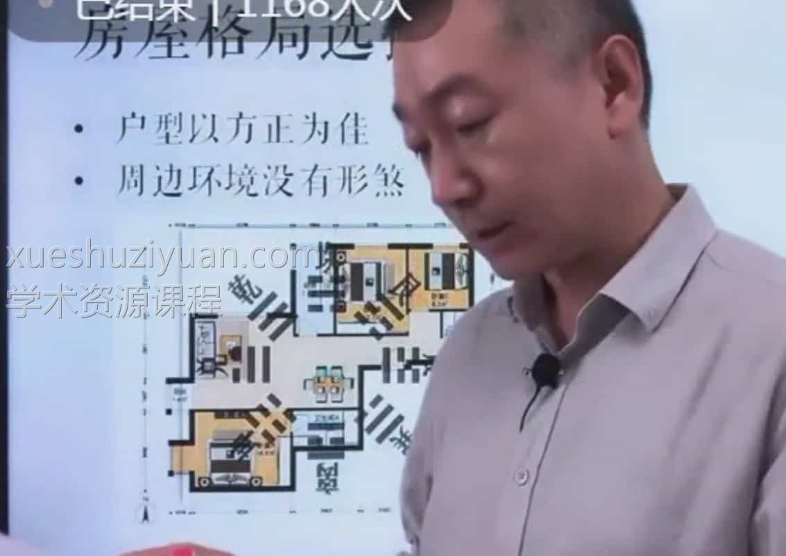 彭心融老师八宅风水建筑环境学 八宅风水建筑环境学视频15集+讲义插图
