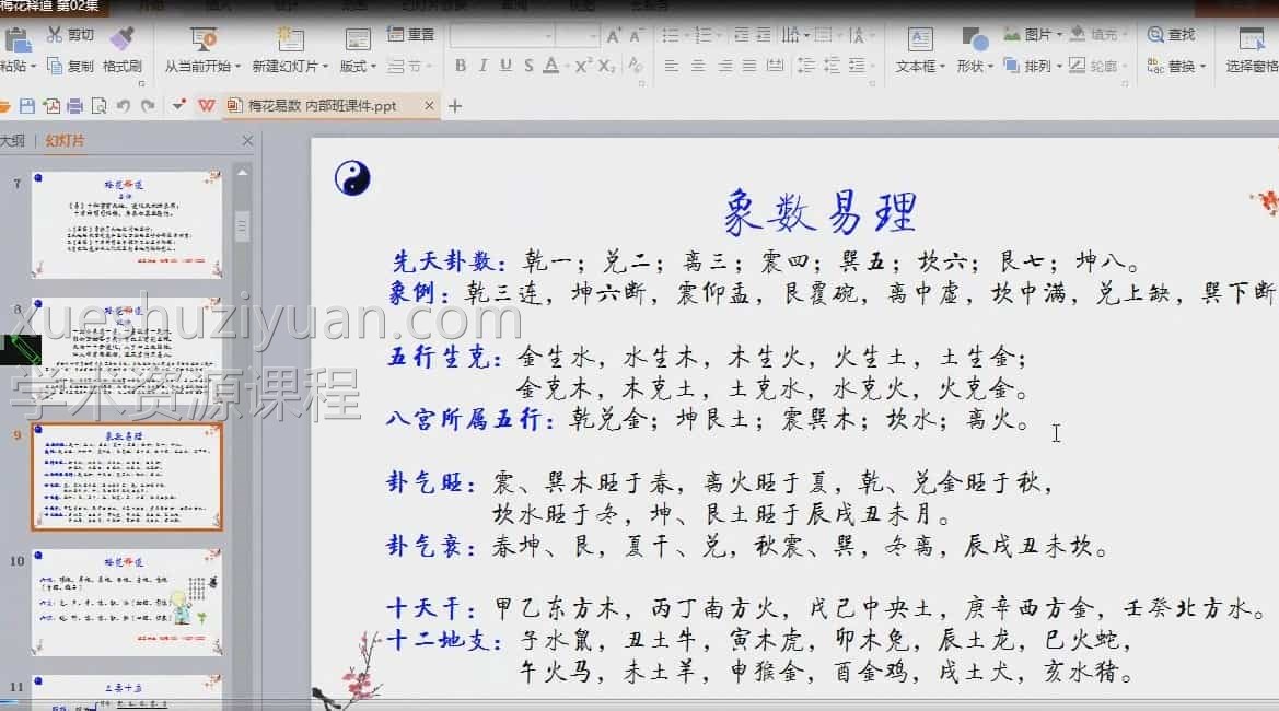 缘易老师 梅花释道视频19节合集视频教学插图