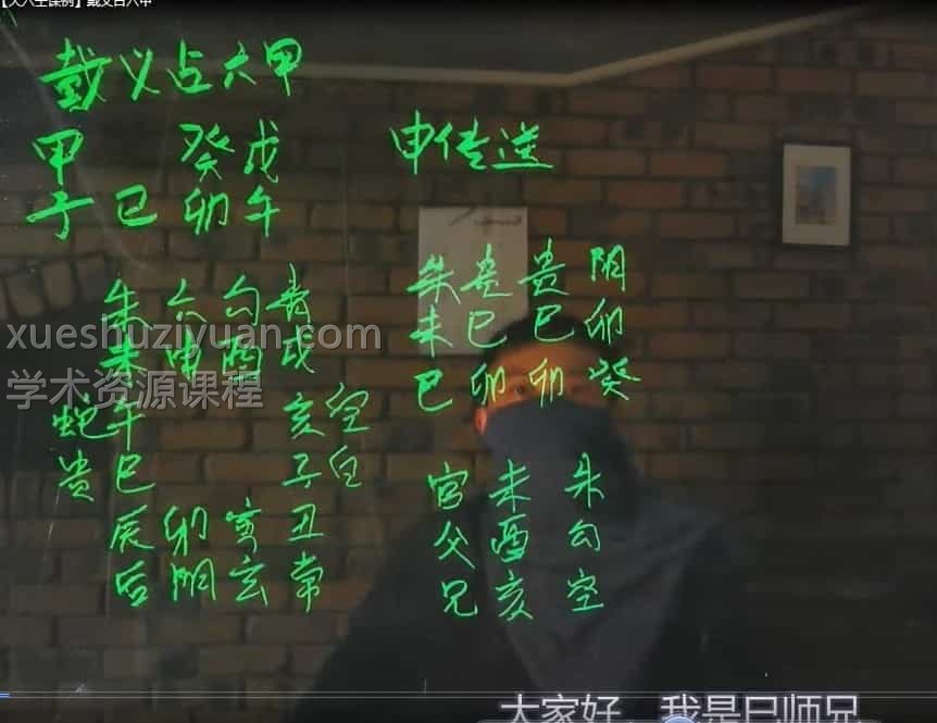 巳师兄 大六壬课例视频15集合集插图