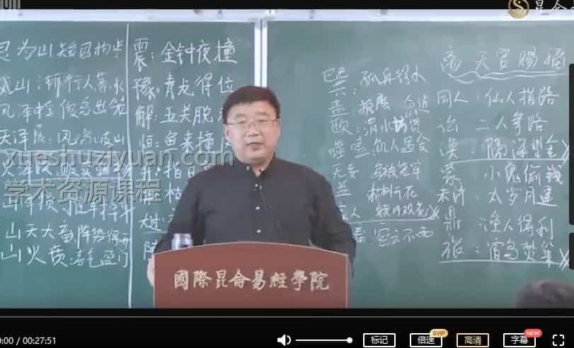 2020年昆仑易学专业班八卦六爻预测65集插图