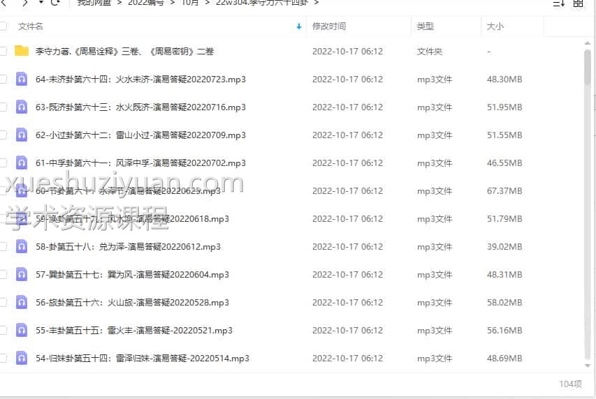 李守力六十四卦经传答疑录音全集 +pdf文档插图