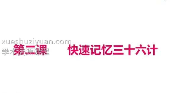 正藩堂快速记忆法基础7集+进阶8集  4.38G插图
