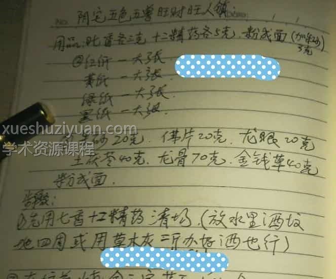 清家门阴宅五色五兽旺财插图