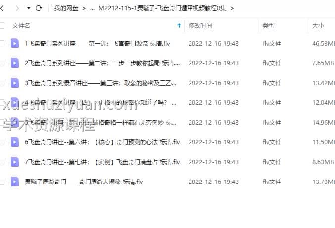 灵曦子-飞盘奇门遁甲视频教程8集插图1