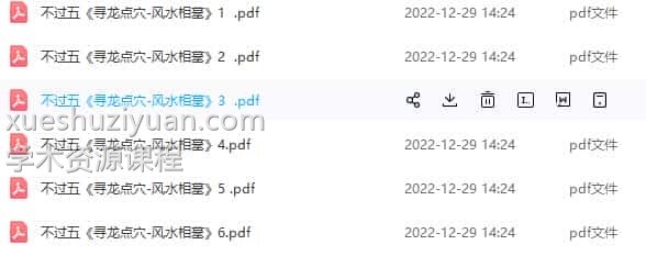 不过五《寻龙点穴-风水相墓》插图1