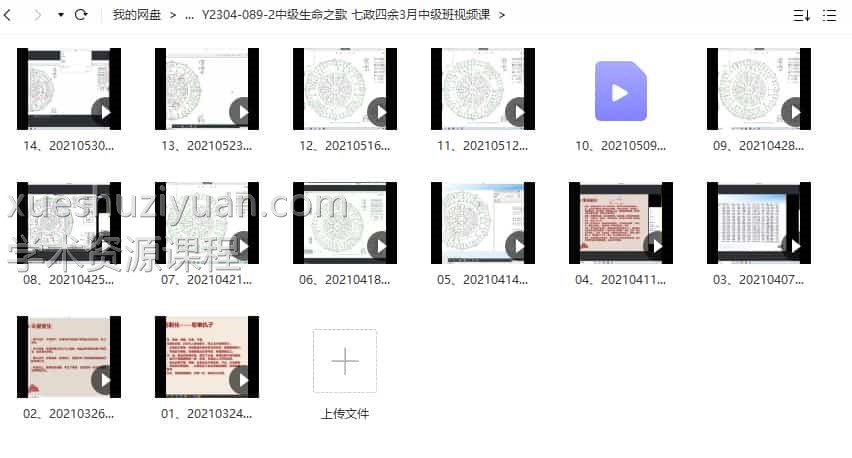 生命之歌 七政四余3月中级班视频课插图1