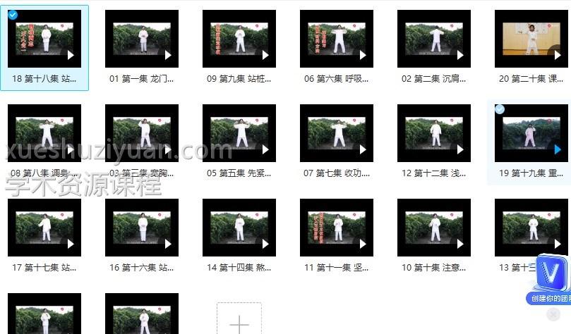 龙门天成《全真龙门派站桩养生功》20集插图