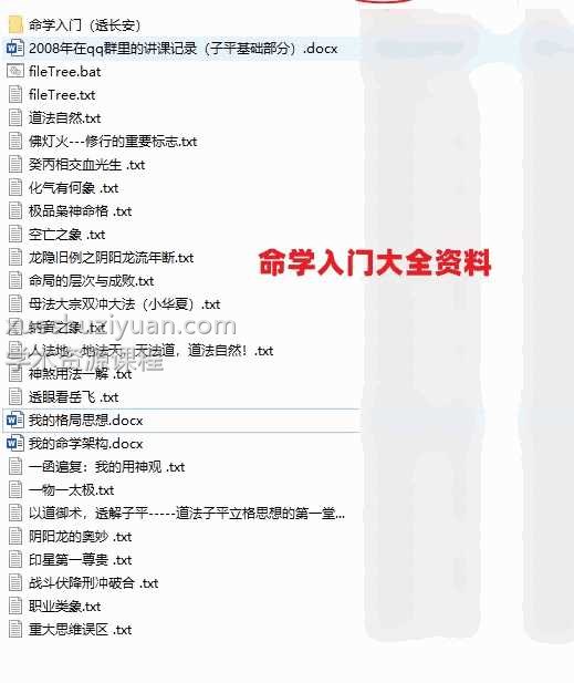 透长安 命学入门大全资料插图