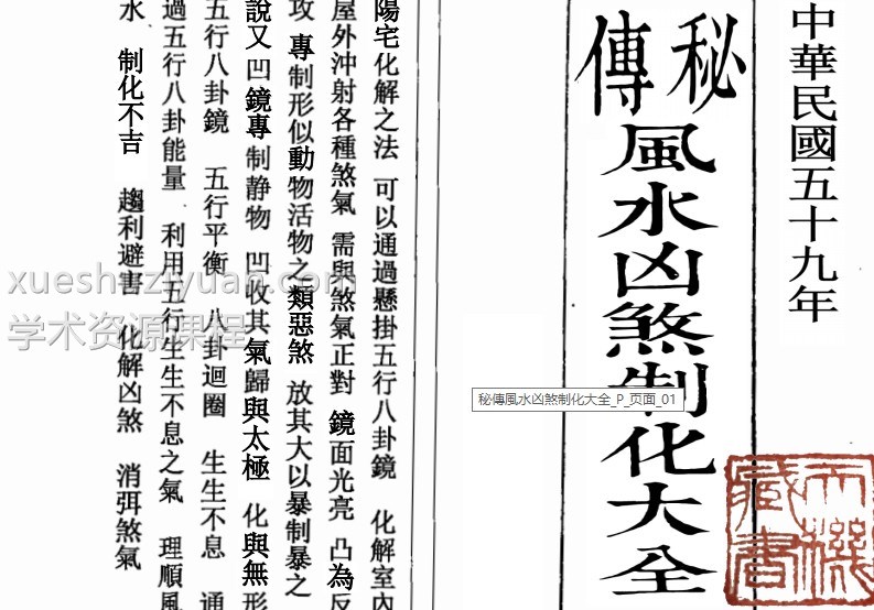 秘傳風水凶煞制化大全插图1
