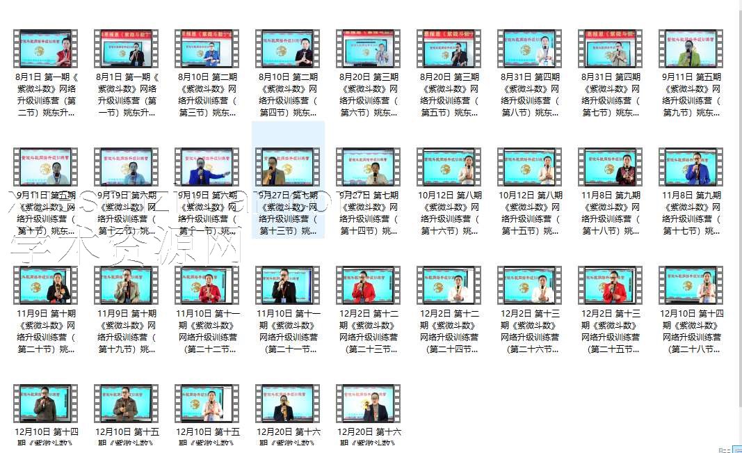 姚东升紫微斗数提升训练营 32集插图