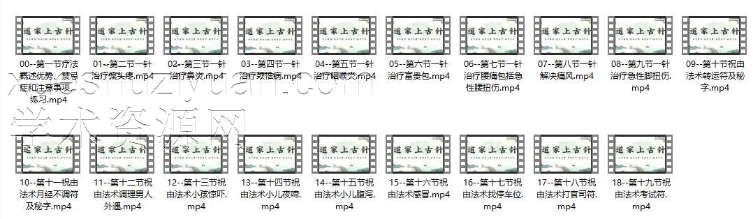 道家上古能量针19集视频课程插图